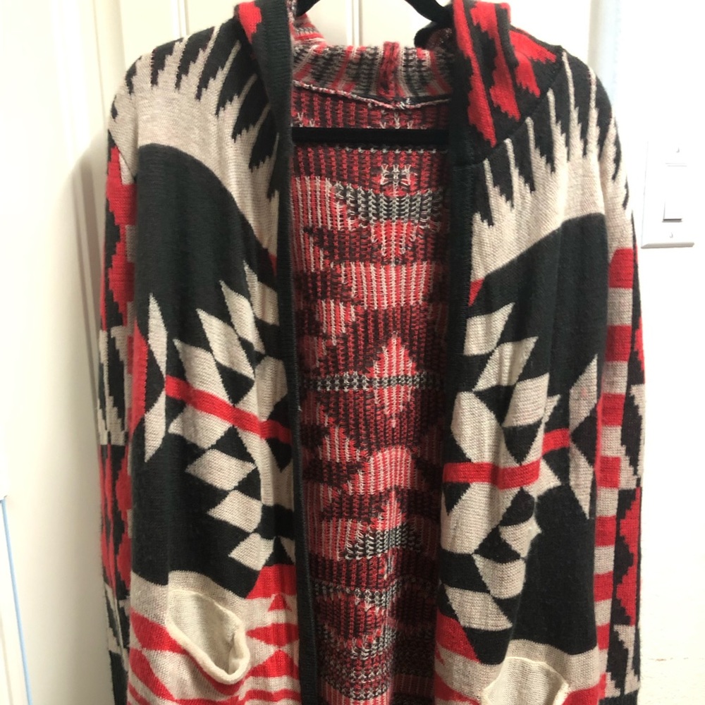 Aztec boho cardigan